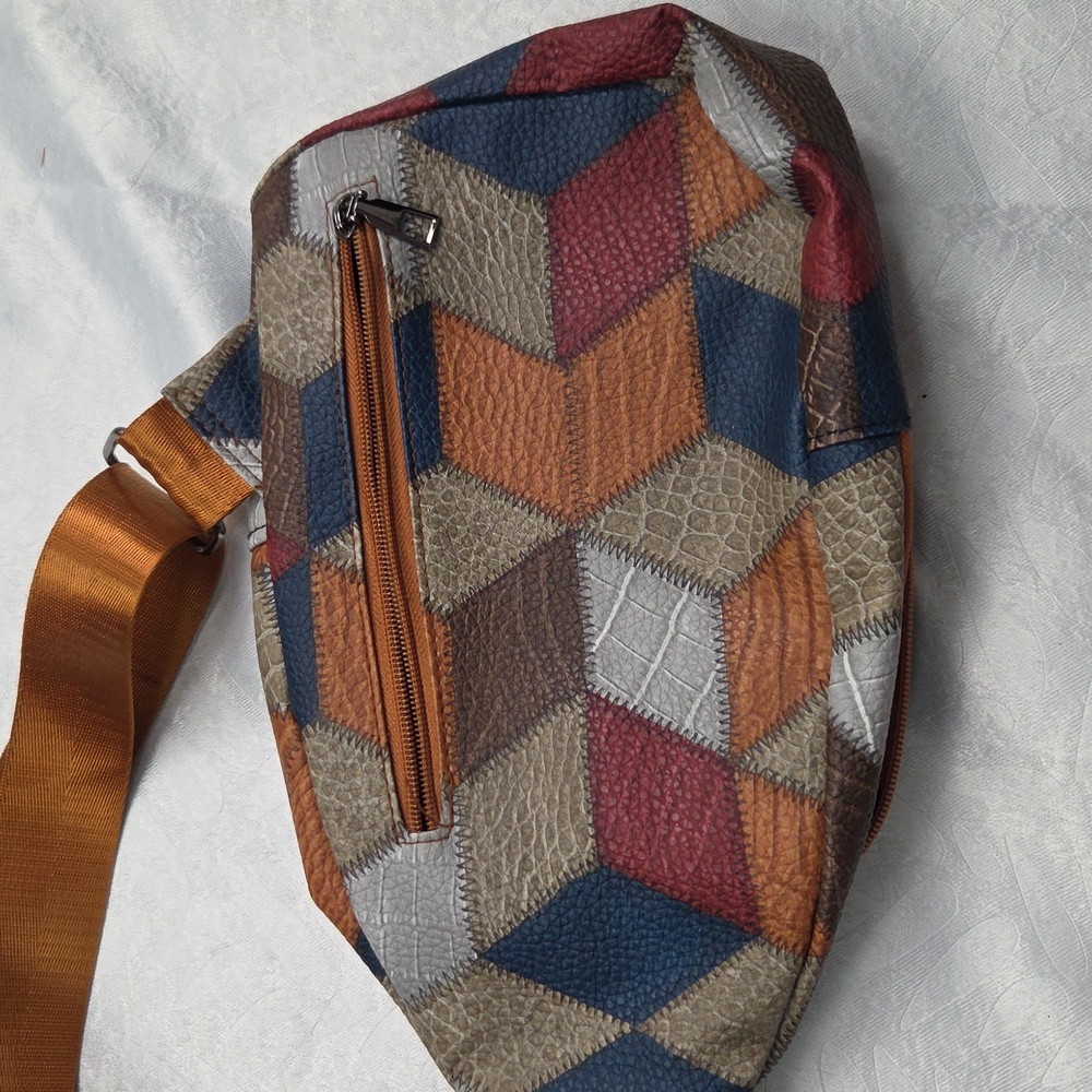 Kipling Multicolor Patchwork Chest Bag - Picture 5 of 7